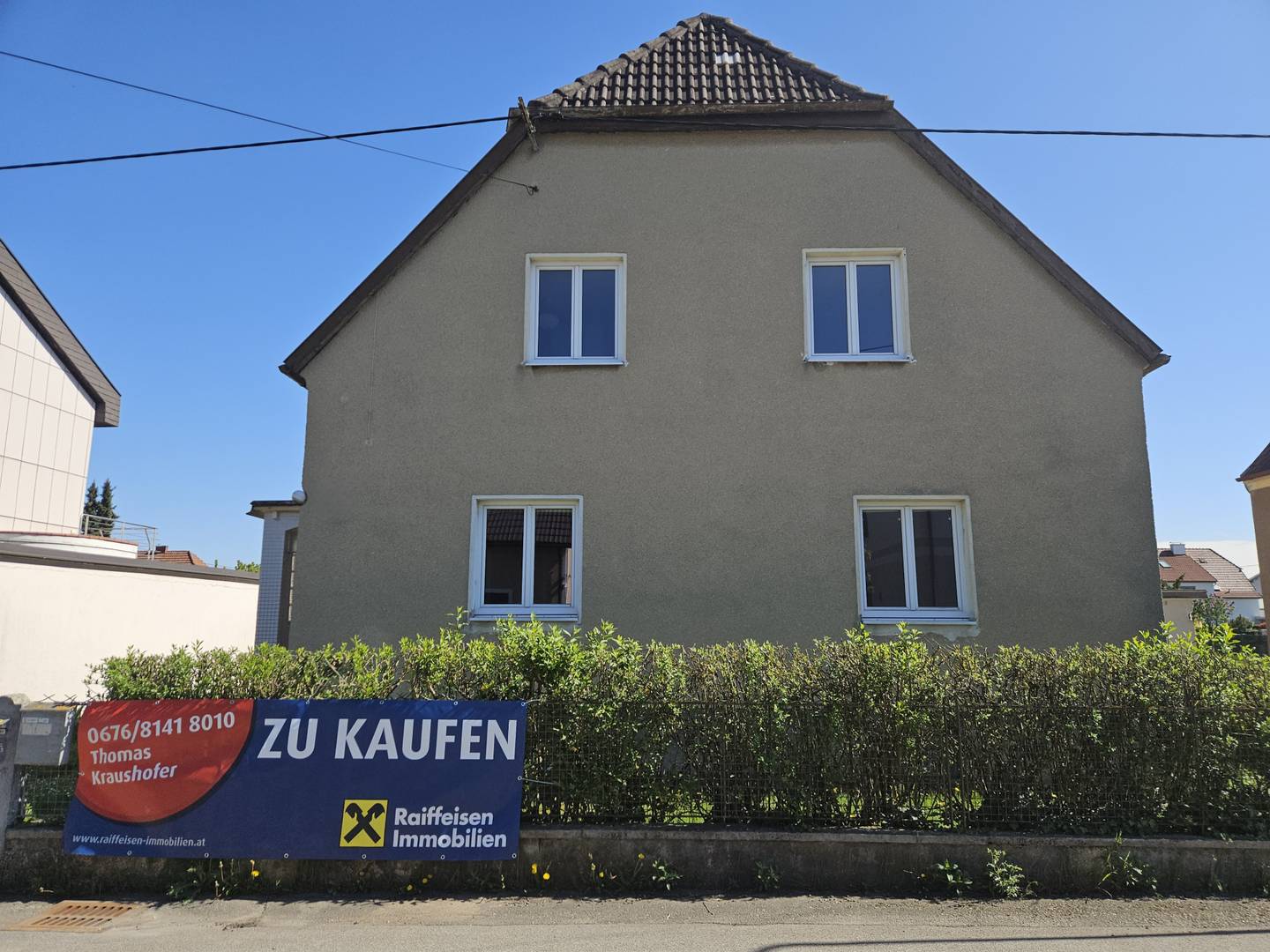 Ebenes Grundstück mit Althaus und Südausrichtung Wohnung