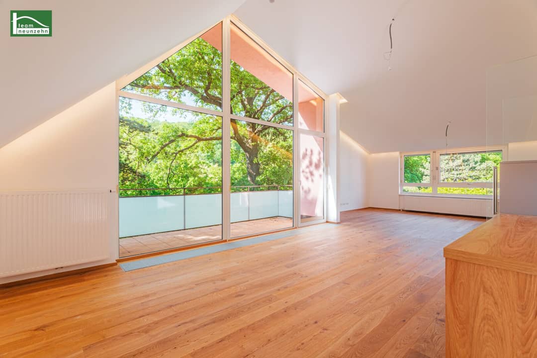 Wohnung with balcony and open kitchen