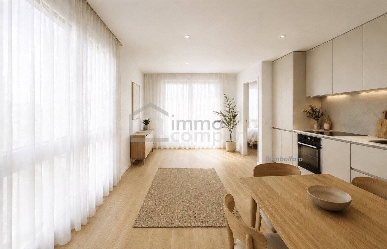 New build apartment with terrace first occupancy