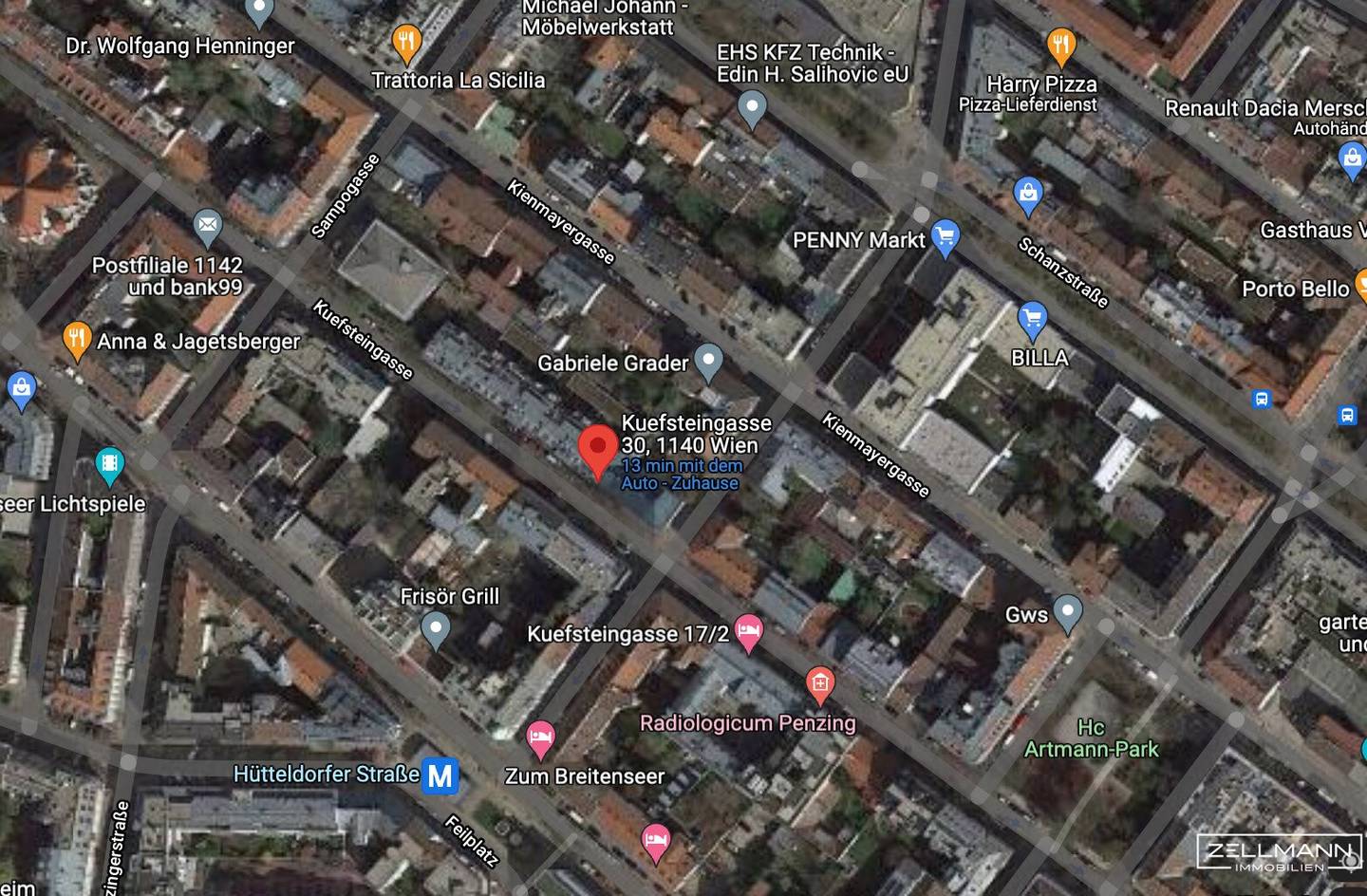 PENZING | Tiefgaragenstellplatz | Kuefsteingasse | Nähe U3 Hütteldorferstraße  | ZELLMANN IMMOBILIEN
