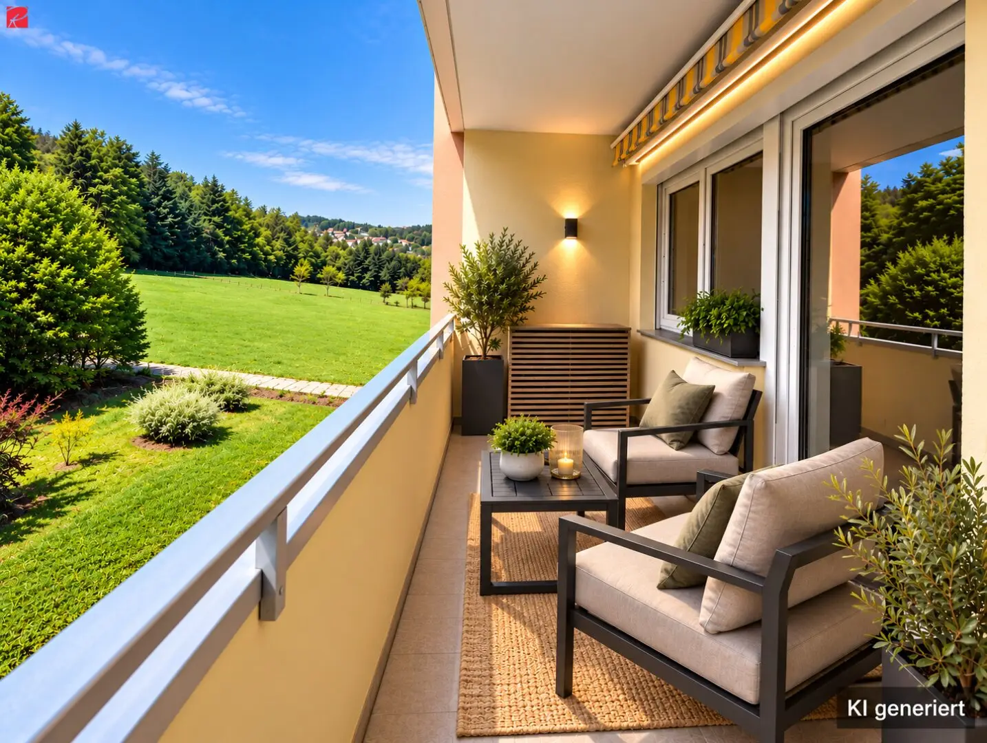 Renovated 2-room flat with loggia in Weiz