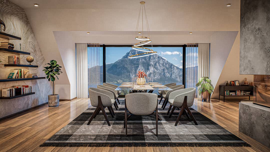 KITZIMMO-Einzigartiges Luxuspenthouse mit Seeblick - Immobilien Altmünster.