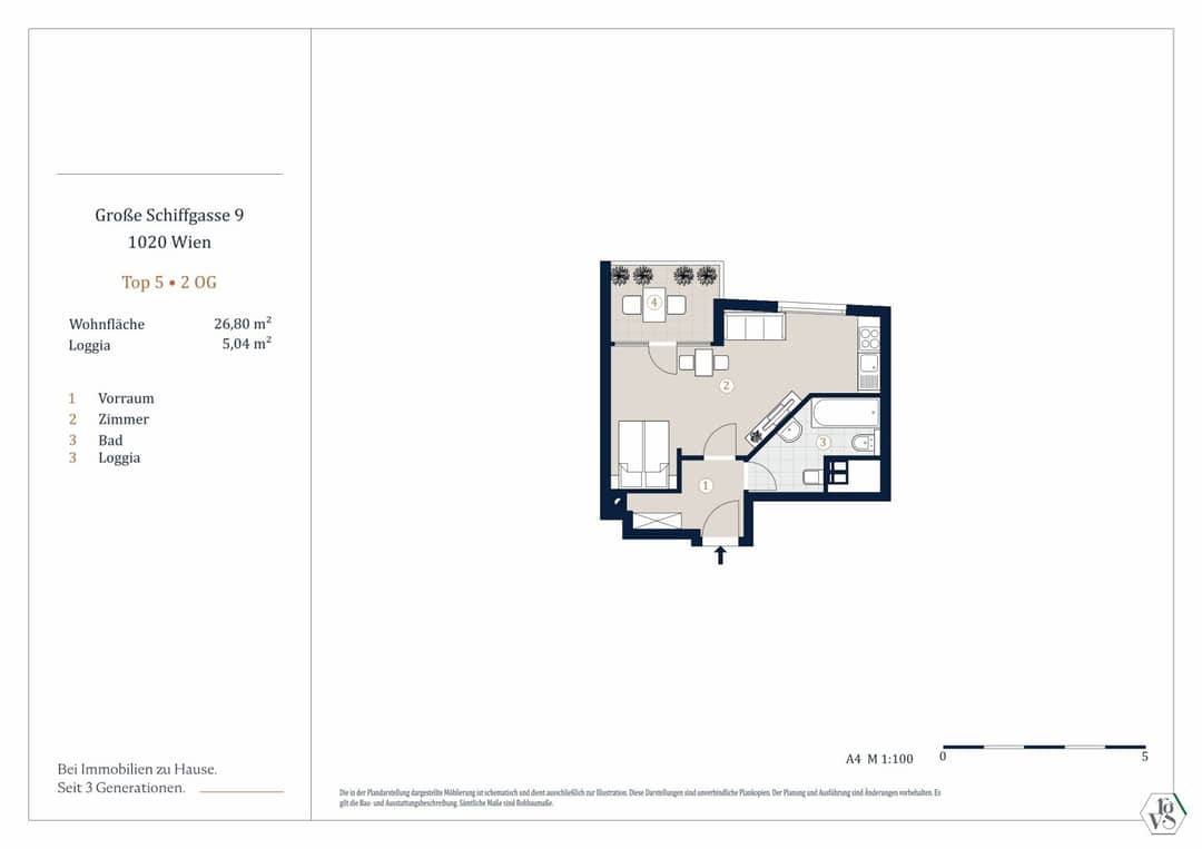 Apartment new build first occupancy near Karmelitermarkt