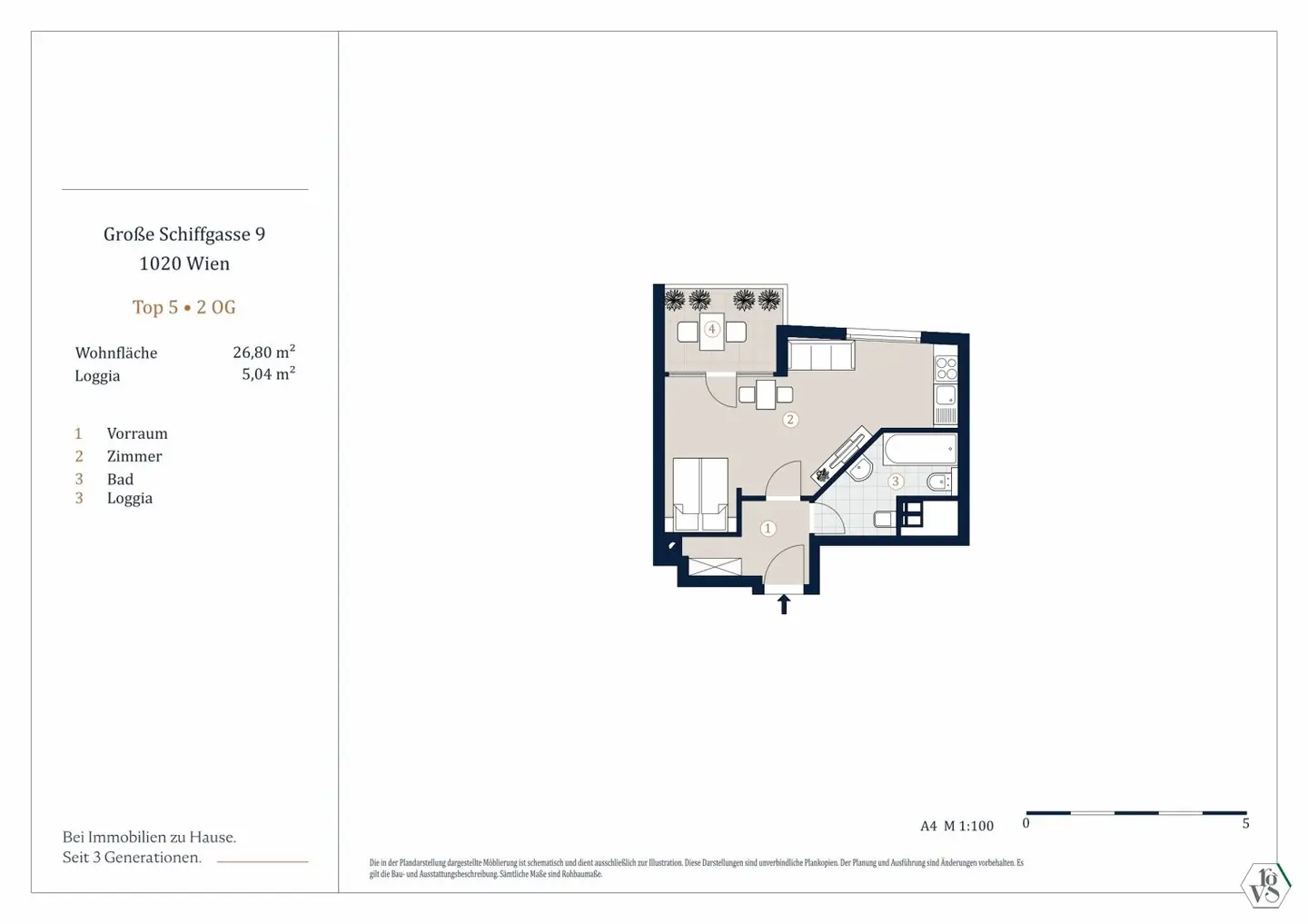 Apartment new build first occupancy near Karmelitermarkt