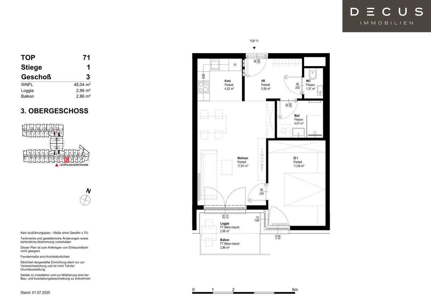 Apartment Two Rooms Balcony South Facing Park