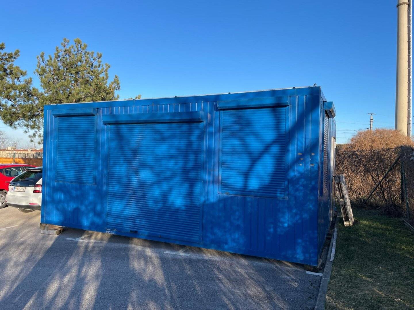 ca. 30m² BÜRO CONTAINER mit WC Einheit auch als TINYHAUS geeignet