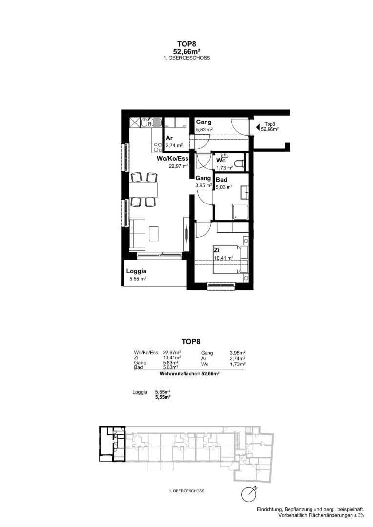 Erstbezug Neubau Wohnung nahe Bahnhof Mistelbach