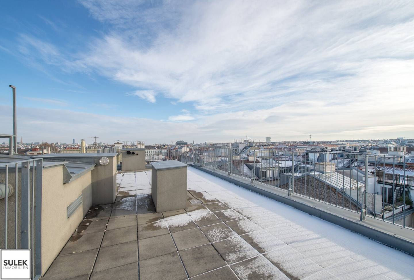 Dachgeschosswohnung Terrasse Rundum Stadtblick