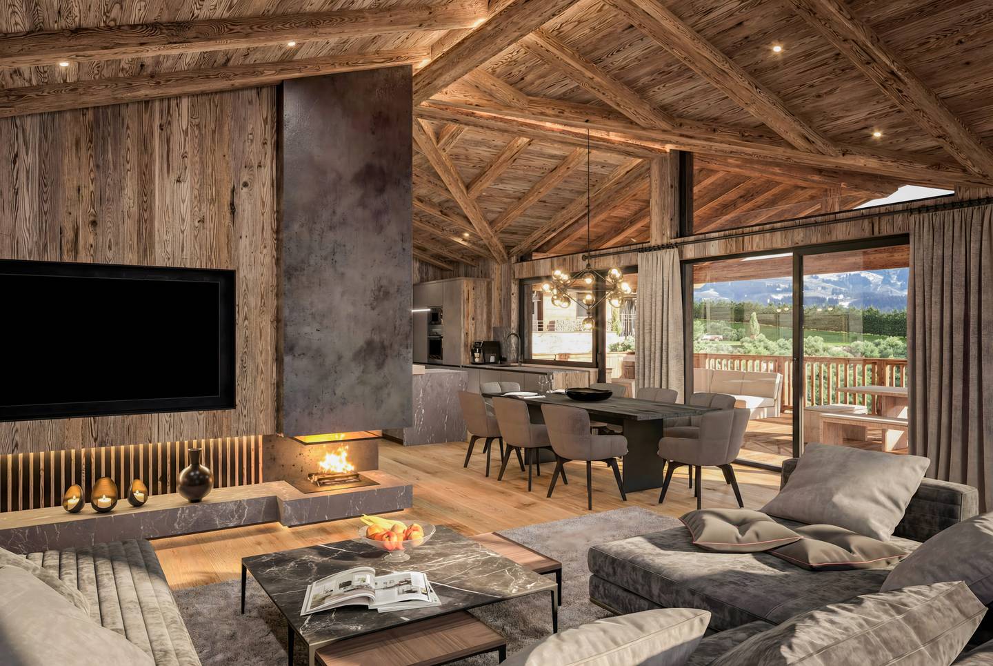 Neubau-Chalet in Oberndorf, 182m²
