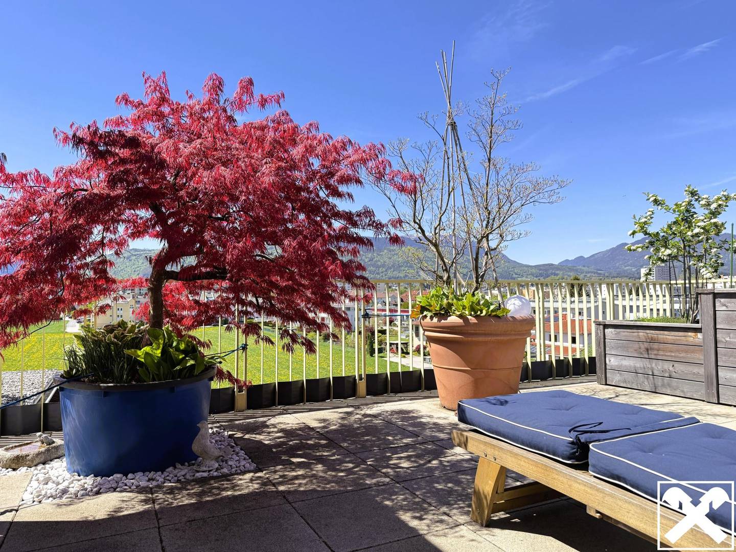 Penthouse mit Panoramablick und Terrasse