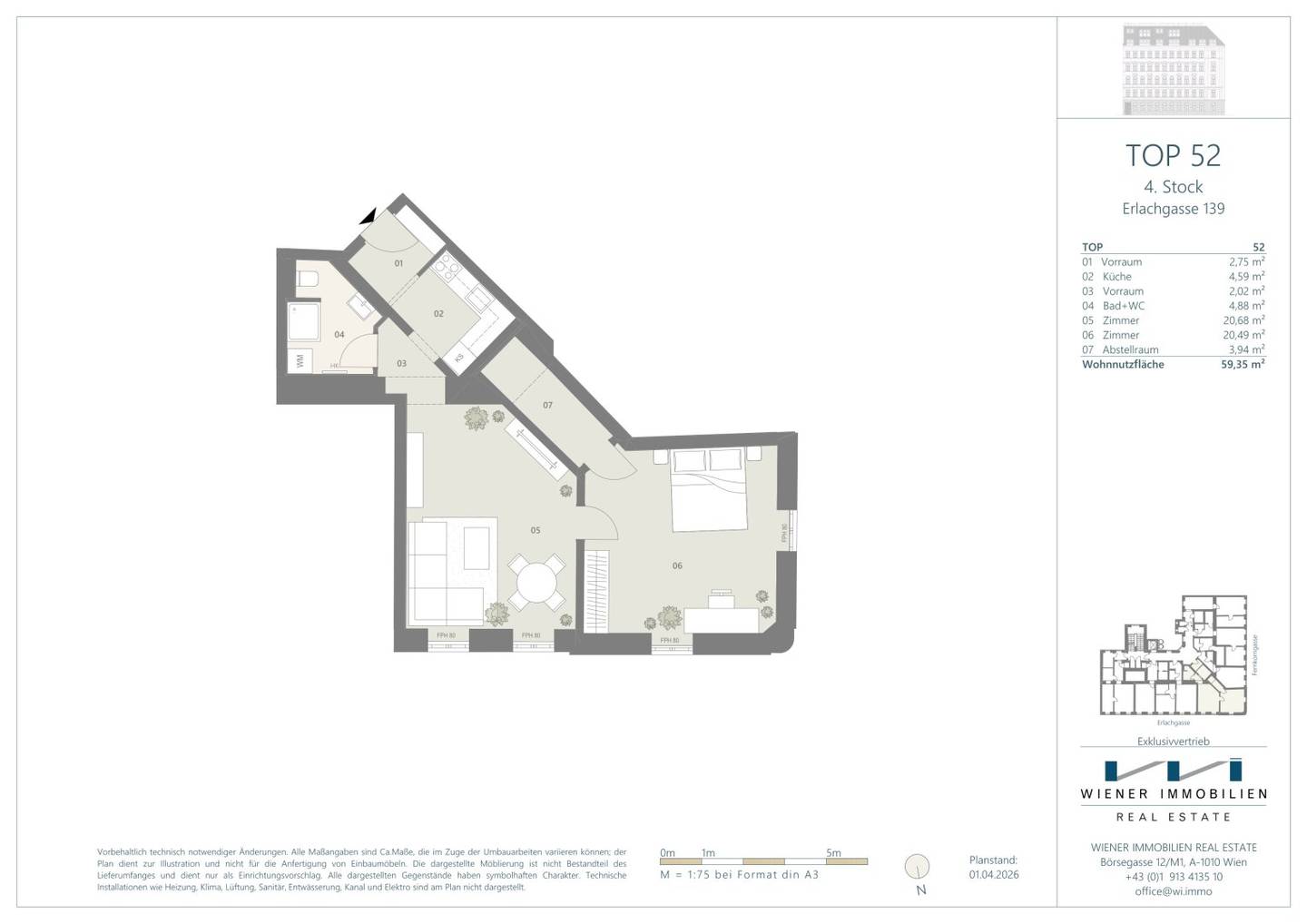 Wohnung barrierefrei nahe U1 Reumannplatz