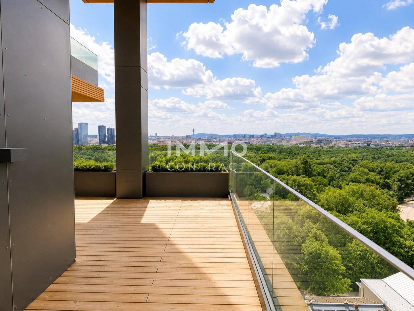 Apartment New Build Green Prater Balcony