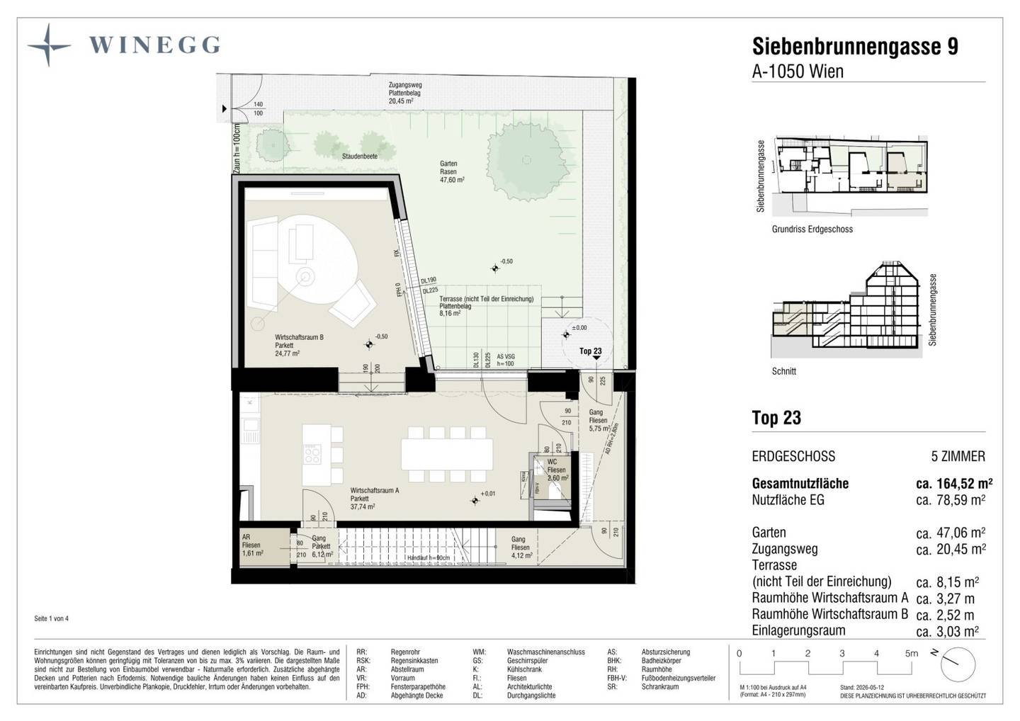 Maisonettewohnung Erstbezug mit Garten Terrassen