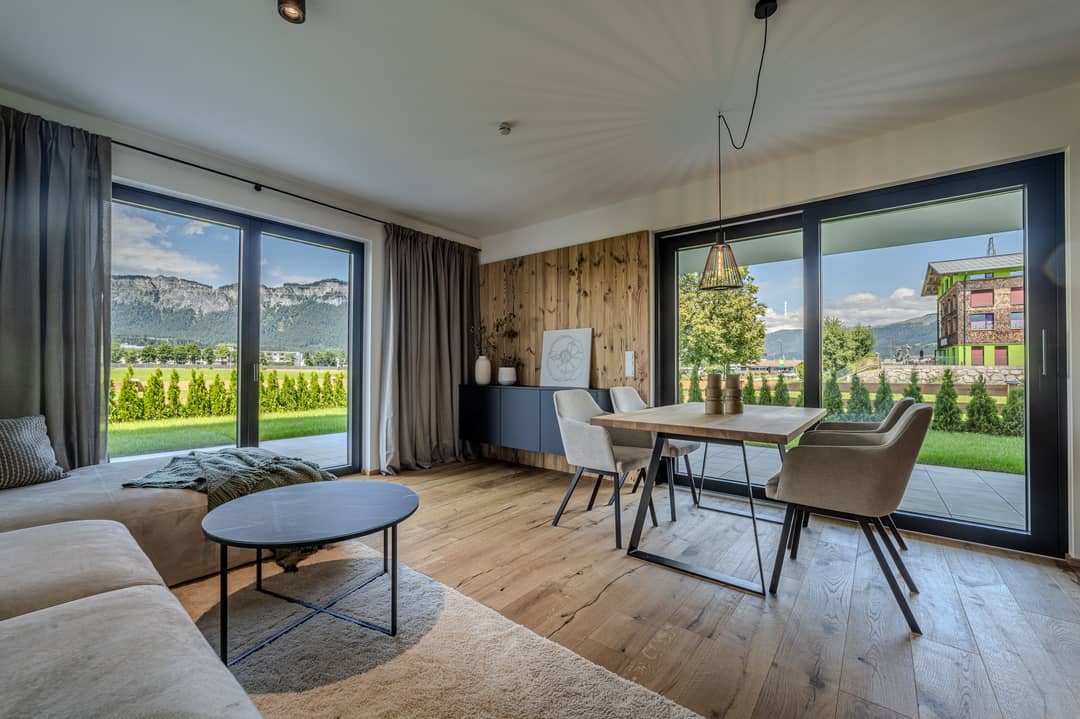 Ground floor apartment Kaiser view near ski lift new build