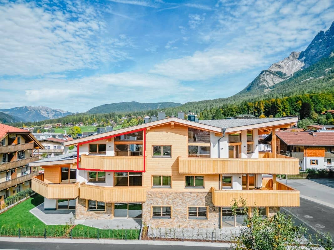 Penthouse mit Bergblick und Kaminanschluss