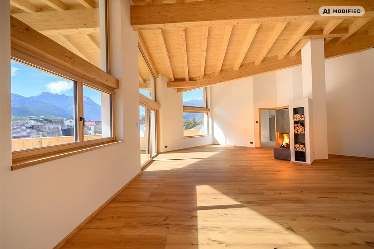 Penthouse Neubau im Zentrum mit Zugspitzblick