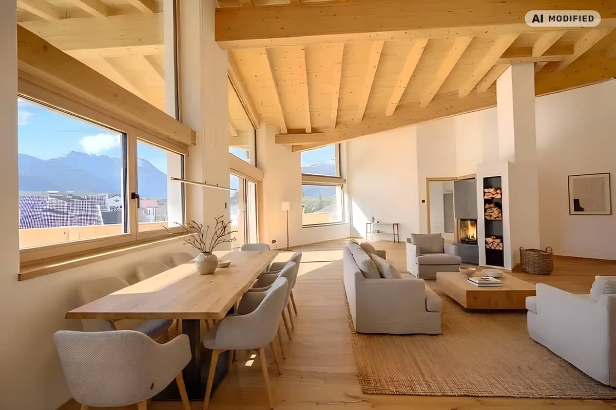 Penthouse Neubau im Zentrum mit Zugspitzblick