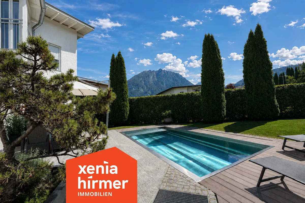 Architektenhaus mit Pool in Reutte