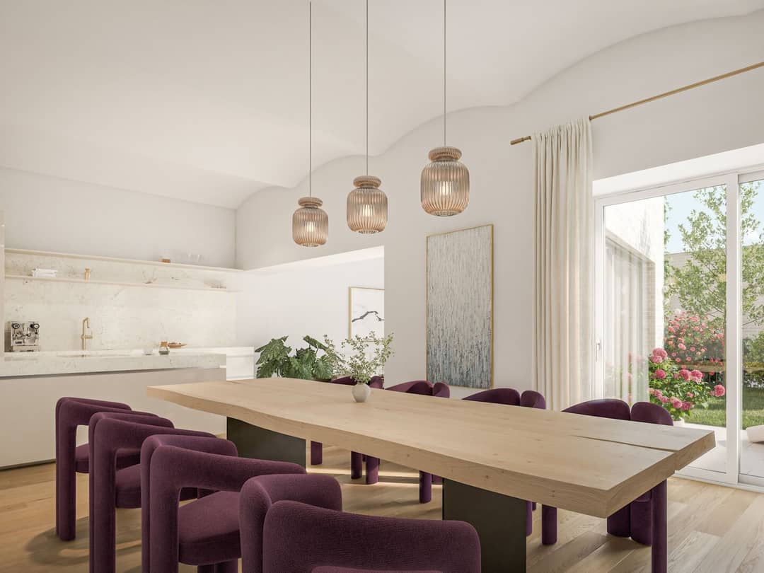 First occupancy apartment with balcony and loggia