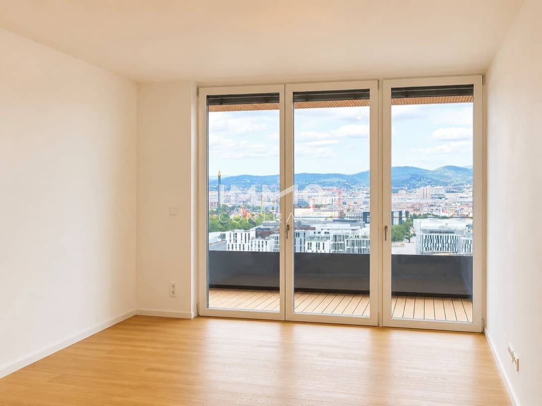Apartment on the 21st floor at Prater new build