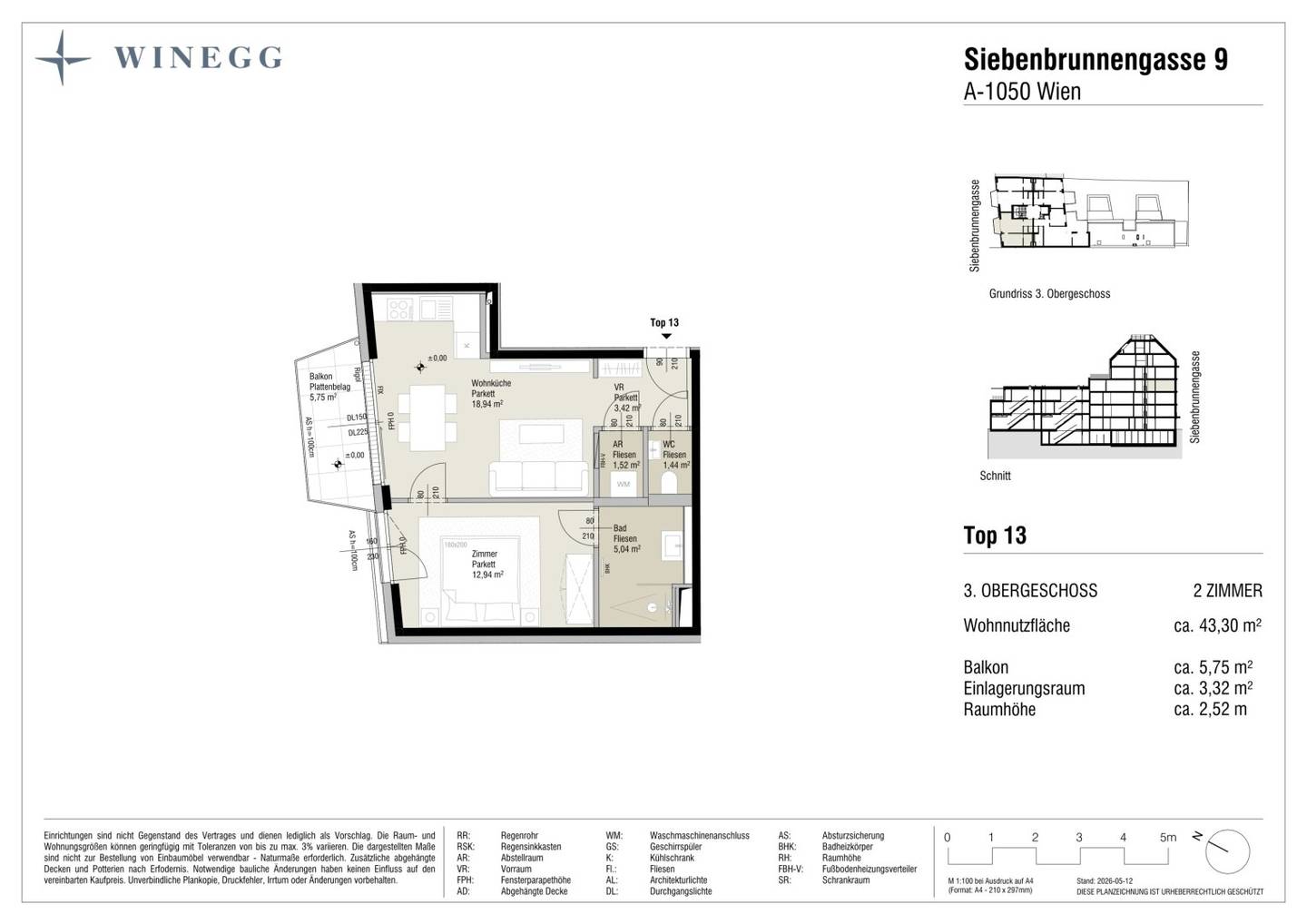 Apartment in Margareten First Occupancy near U4 Pilgramgasse