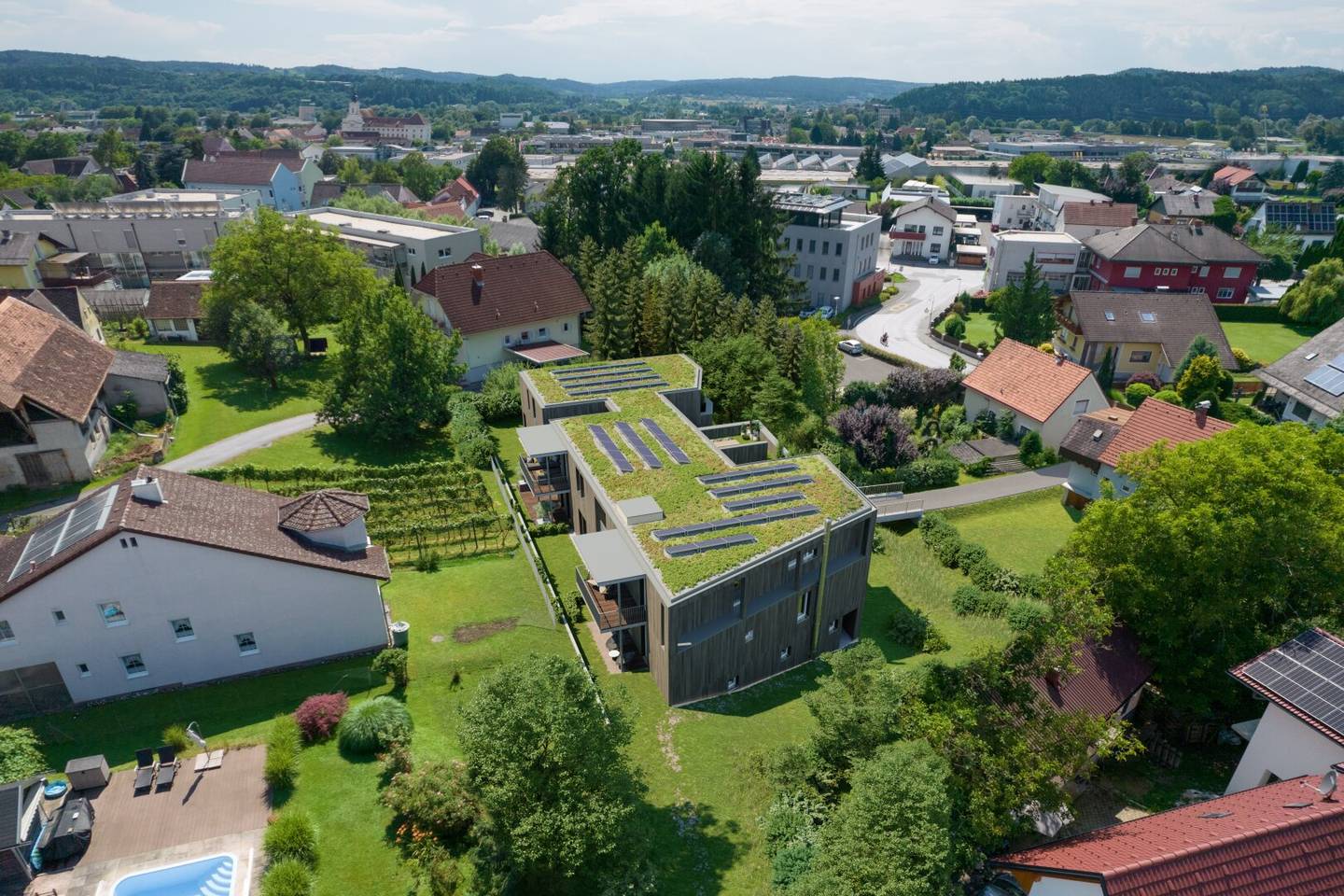 Gleisdorf-Zentrum: Honorarfreie Erstbezugswohnung mit Terrasse, Garten und Parkdeck. Willkommen zuhause im GREEN SIDE.