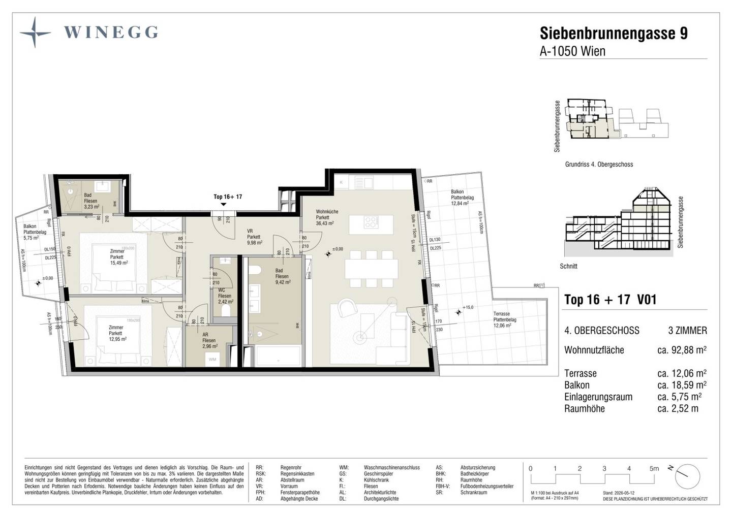 Erdgeschosswohnung Erstbezug mit Balkon
