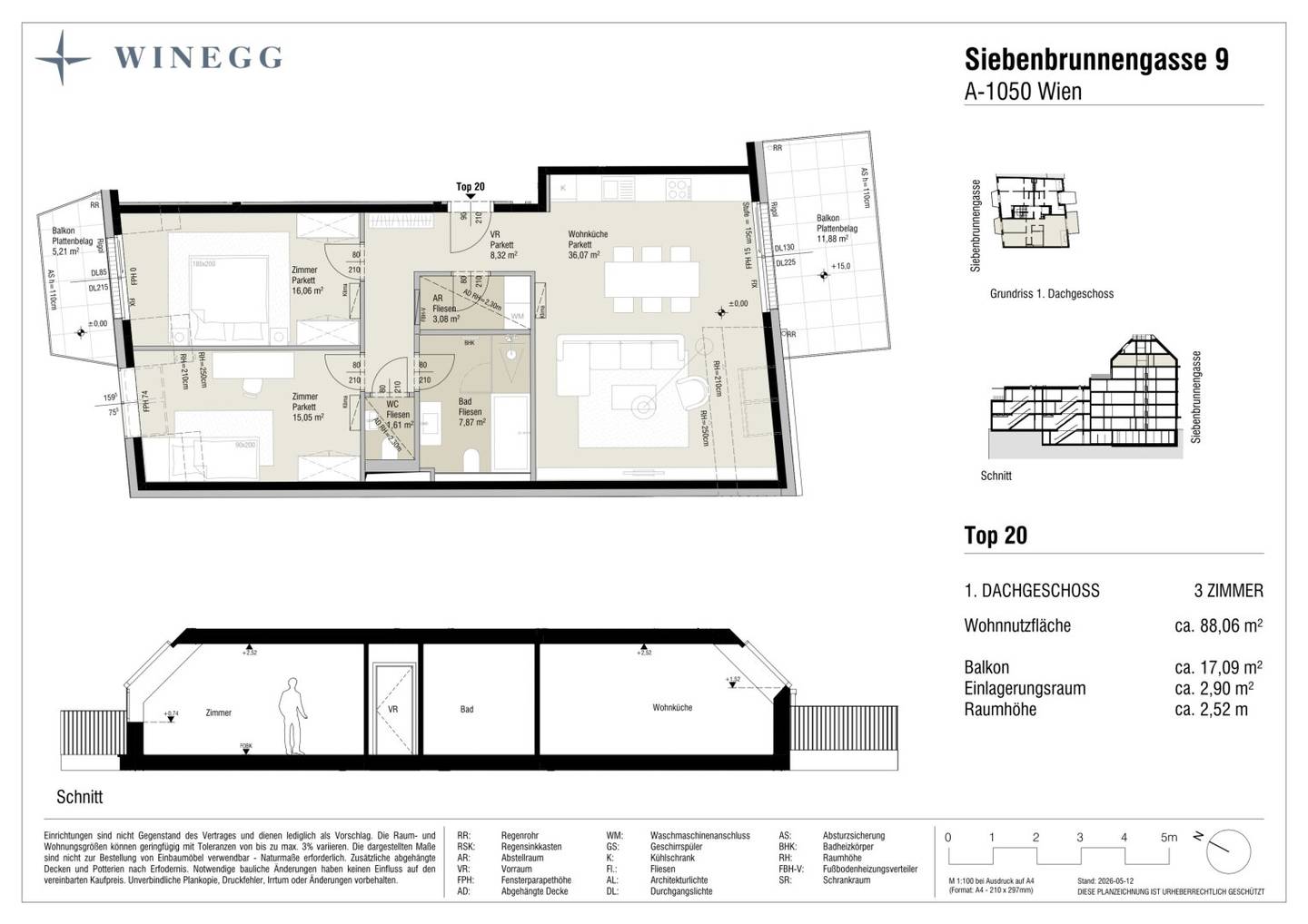 Vorsorgewohnung Generous Balcony First Occupancy