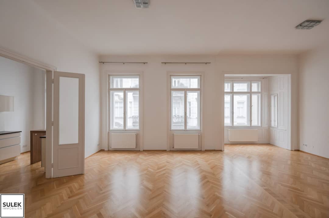 Altbauwohnung hofseitiger Balkon nahe Belvedere
