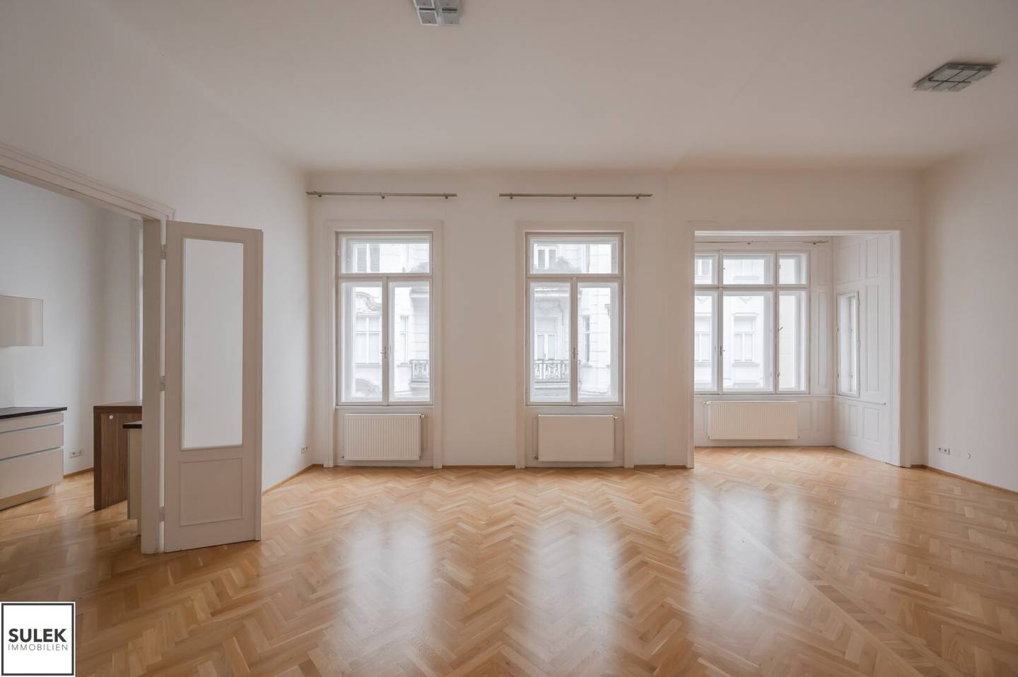 Altbauwohnung hofseitiger Balkon nahe Belvedere