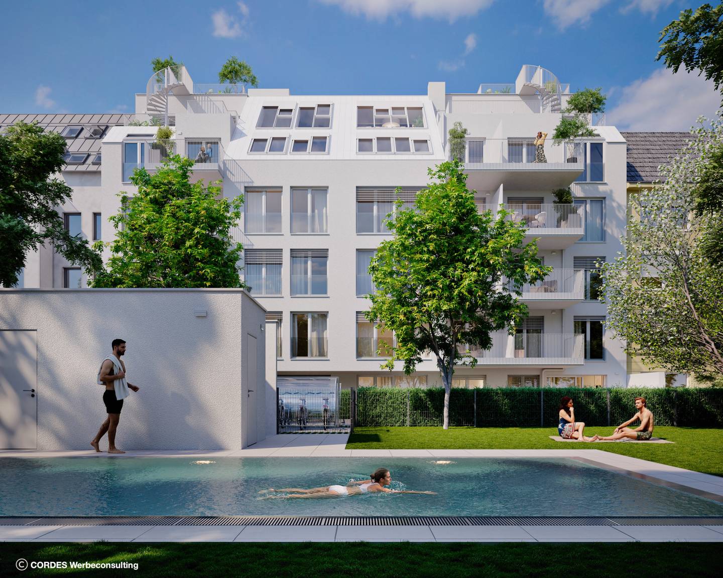 Apartment between Schönbrunn and Lainzer Tiergarten with communal pool