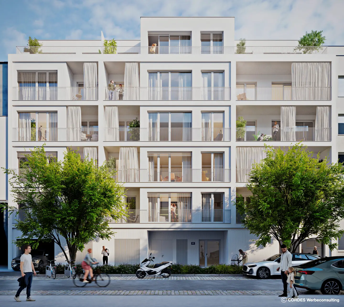 Südseitige Dachgeschosswohnung mit Terrasse