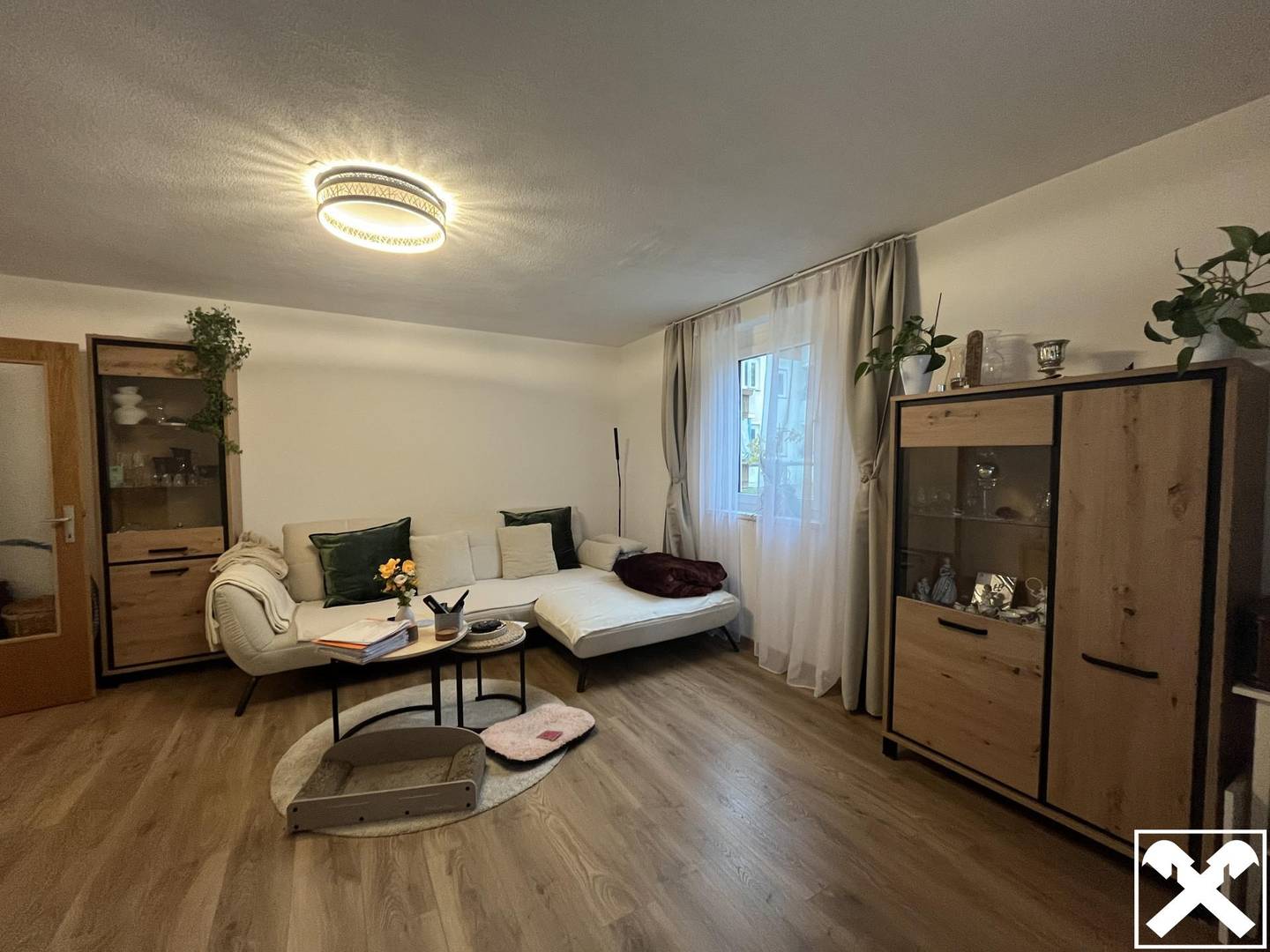 Erdgeschosswohnung mit Gartenflair und Balkon