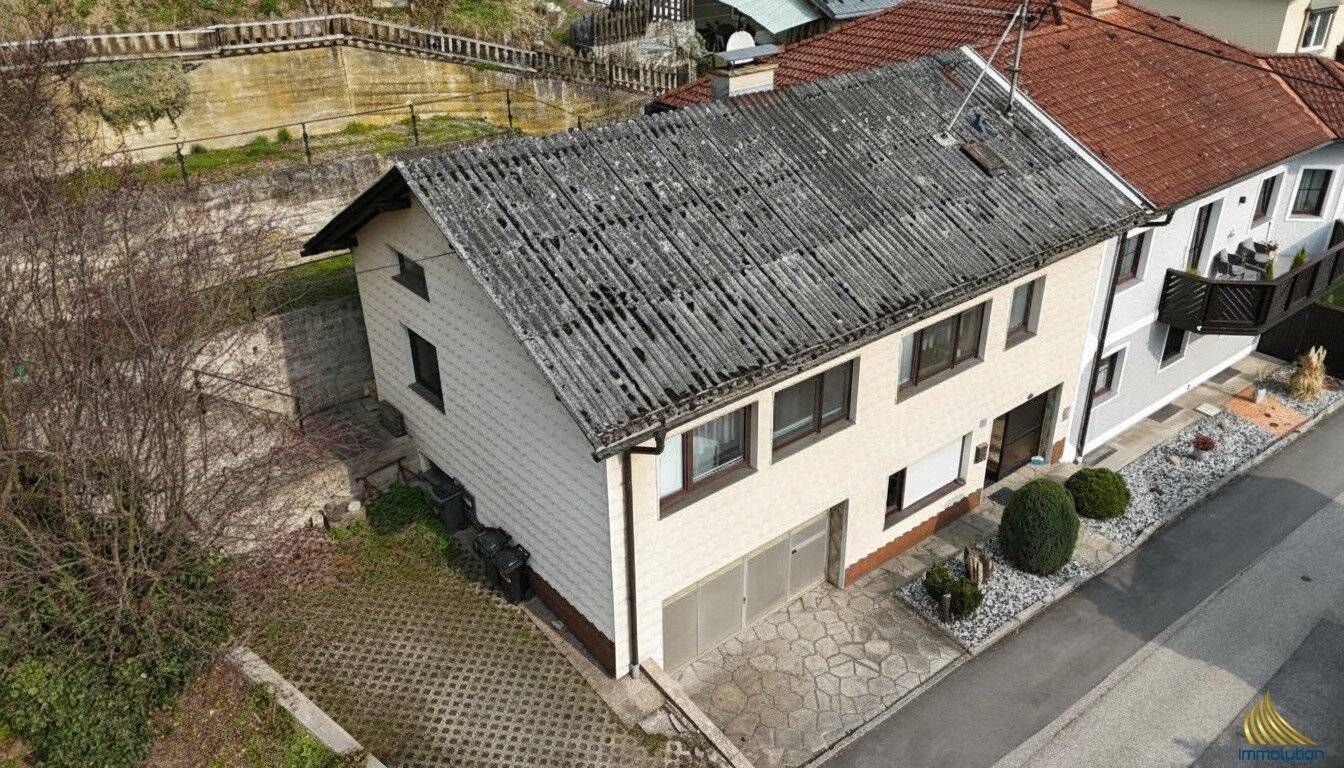 Wohnung mit Garten und Garage viel Potenzial