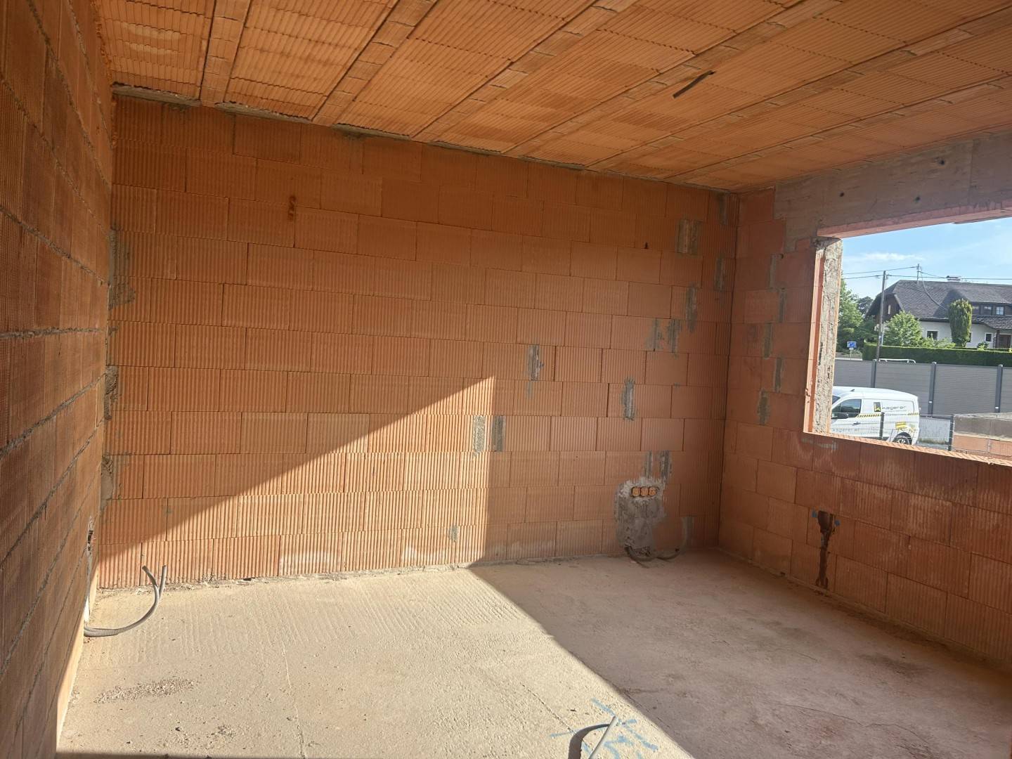 2 Einfamilienhäuser in Pregarten, Rohbau