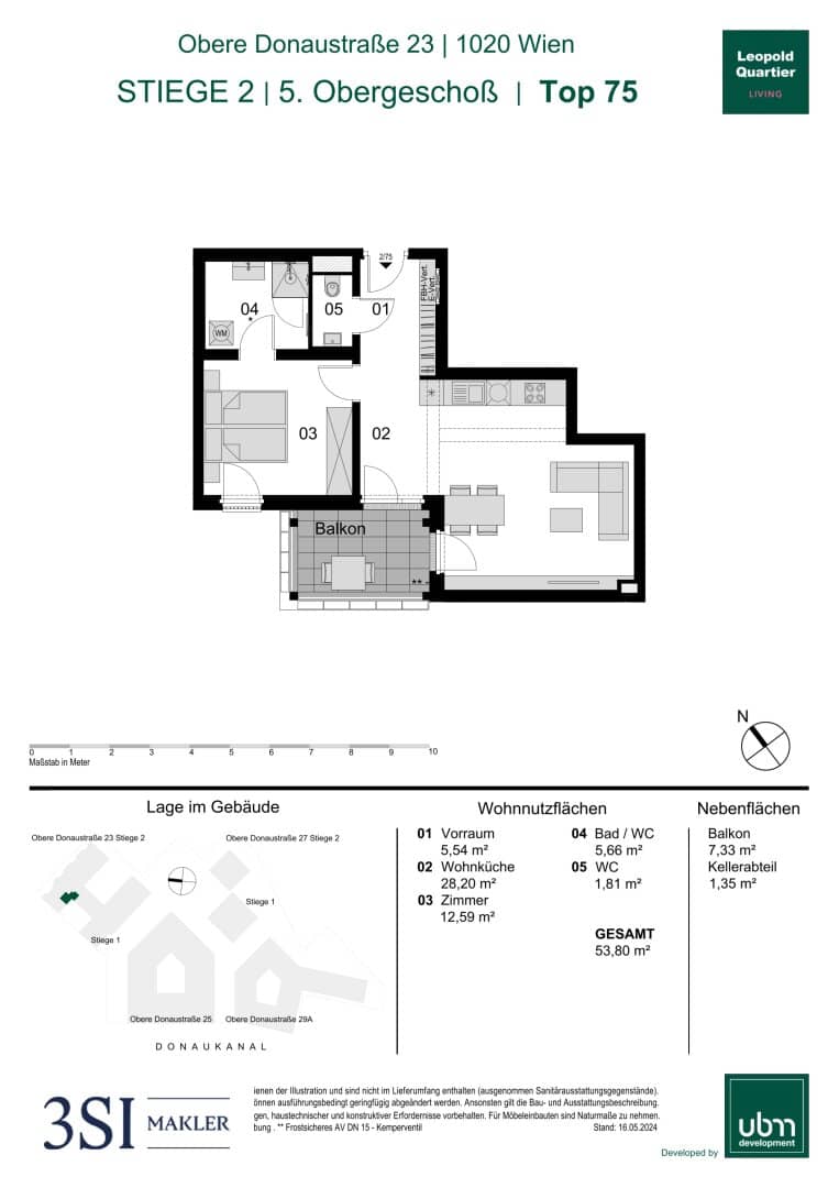 Wohnung Erstbezug Balkon Provisionsfrei