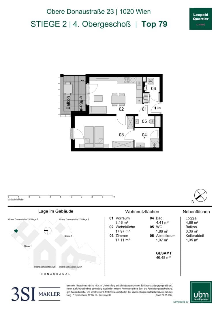 Apartment New Build in Urban Location Augarten