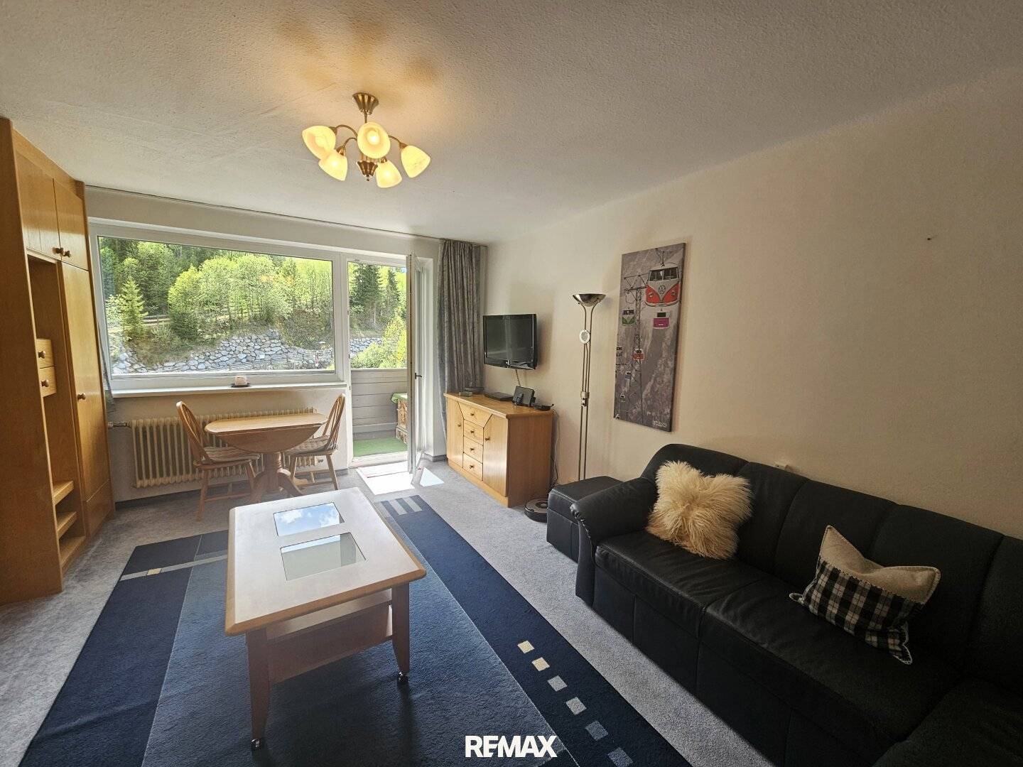 Apartment in Saalbach near Schattberg Xpress balcony with mountain view