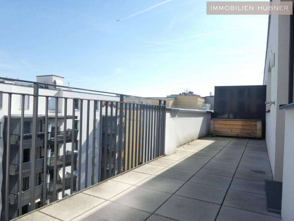 große, sonnige Terrasse
