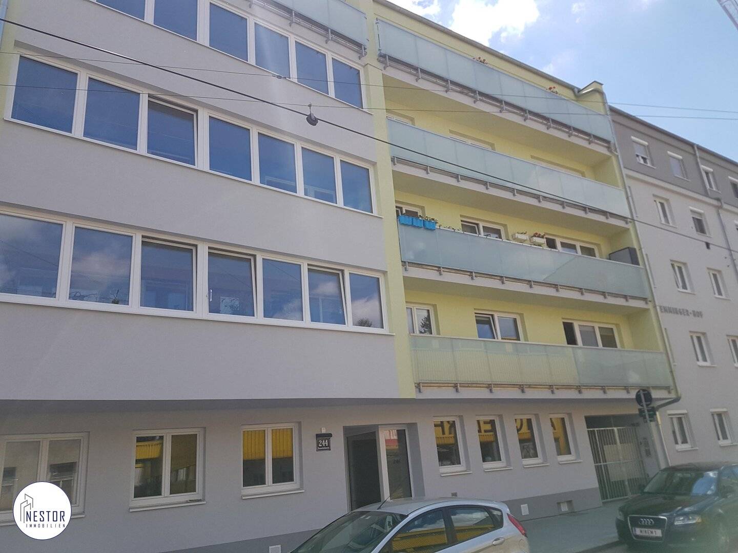 Wohnung nahe U1 Kagraner Platz Loggia renoviert
