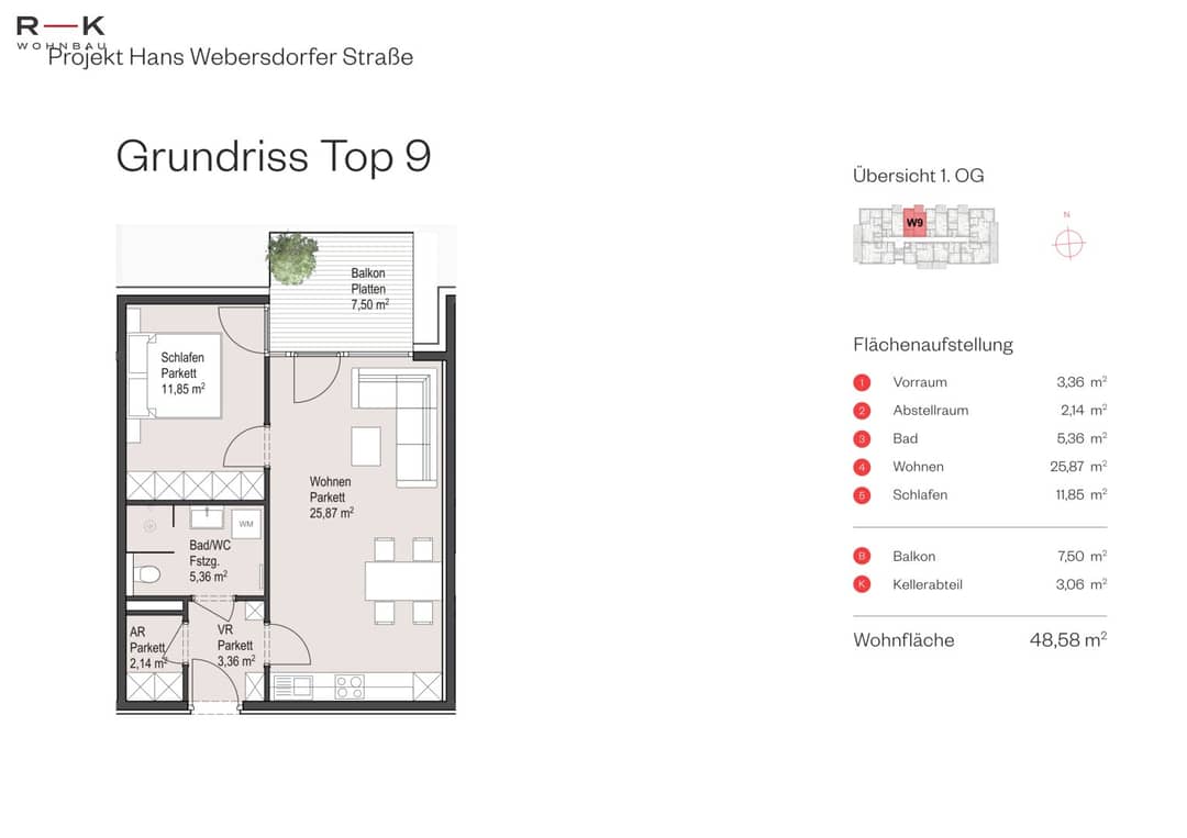 Wohnung New Build First Occupancy Balcony Underground Garage