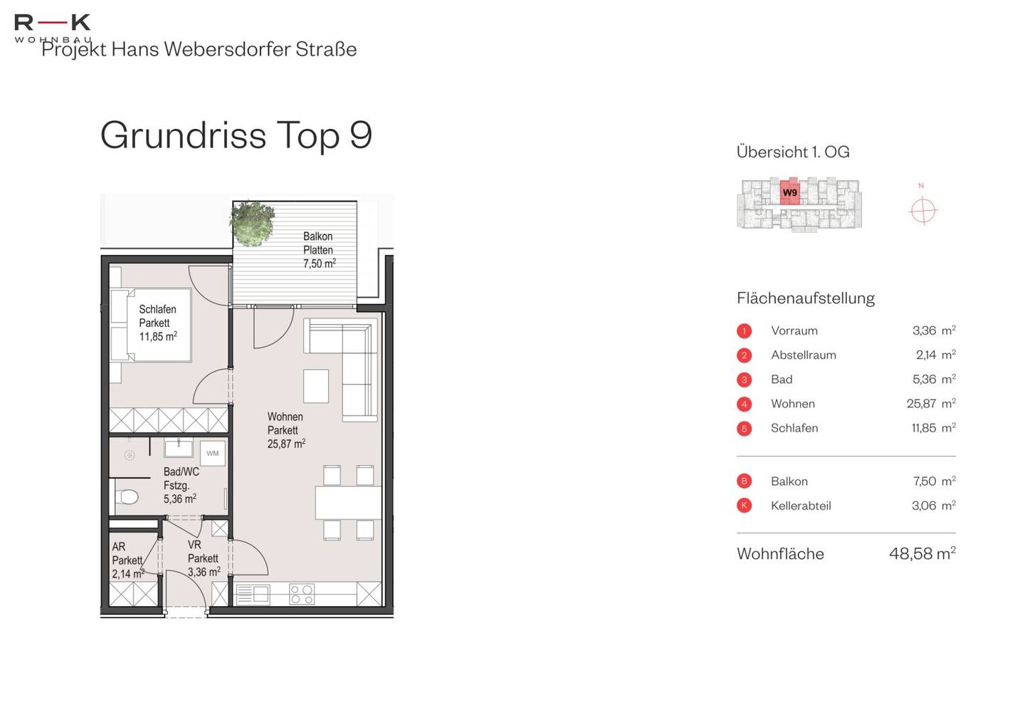 Wohnung New Build First Occupancy Balcony Underground Garage