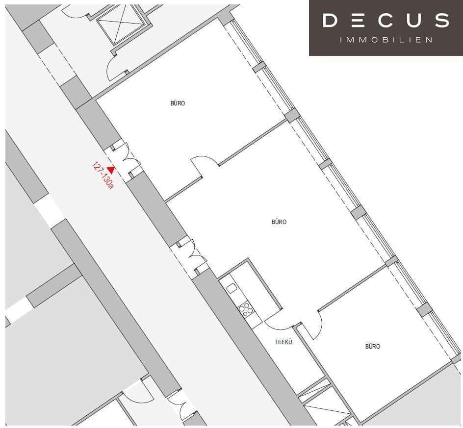 Old Stock Exchange: Office 124m², 1st Floor