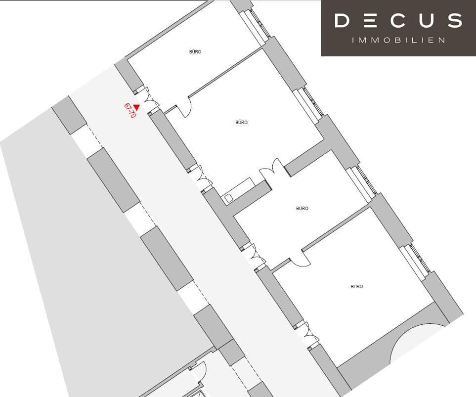 Office in Historic Building with Courtyard and Elevator