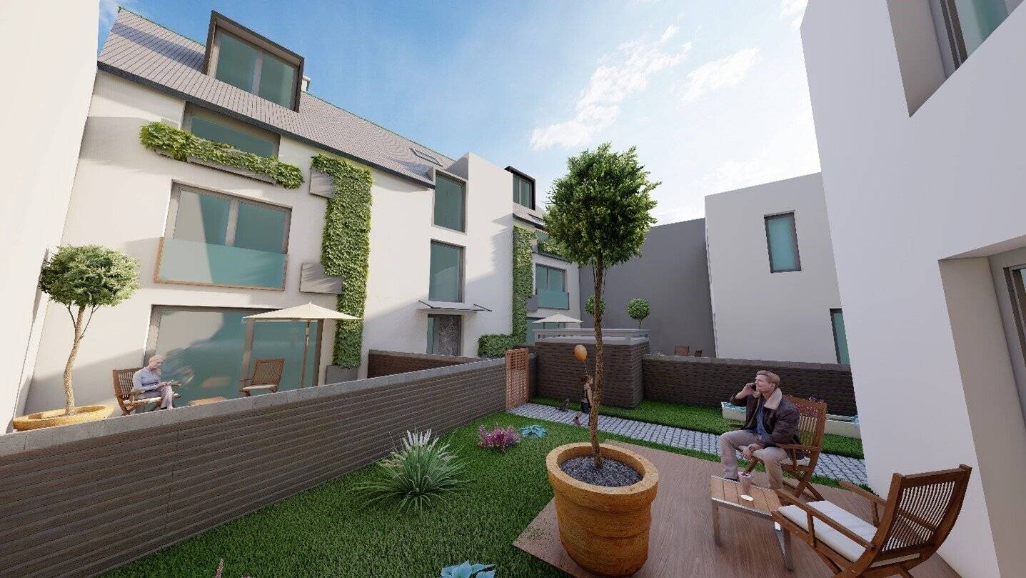 Zwei Haushälften mit Garten, 126m²
