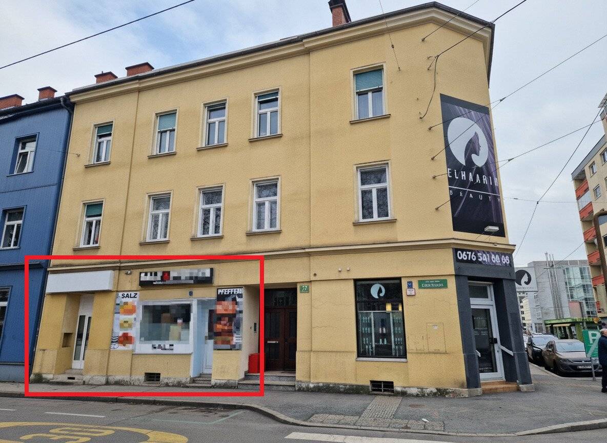 Top-Standort für Imbiss, Café oder andere Gewerbe! Nahe FH JOANNEUM  - Hohe Frequenz &amp; Sichtbarkeit!
