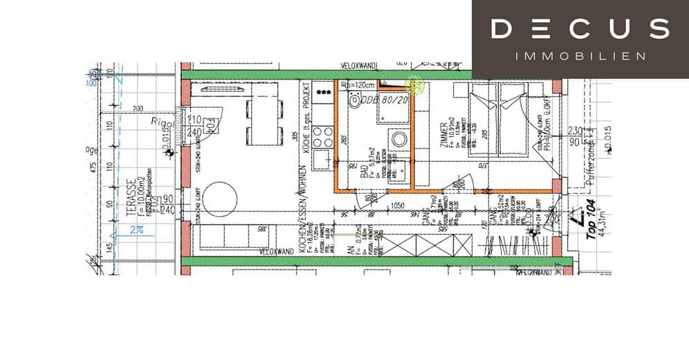 2-Zimmer Wohnung mit Terrasse in Graz