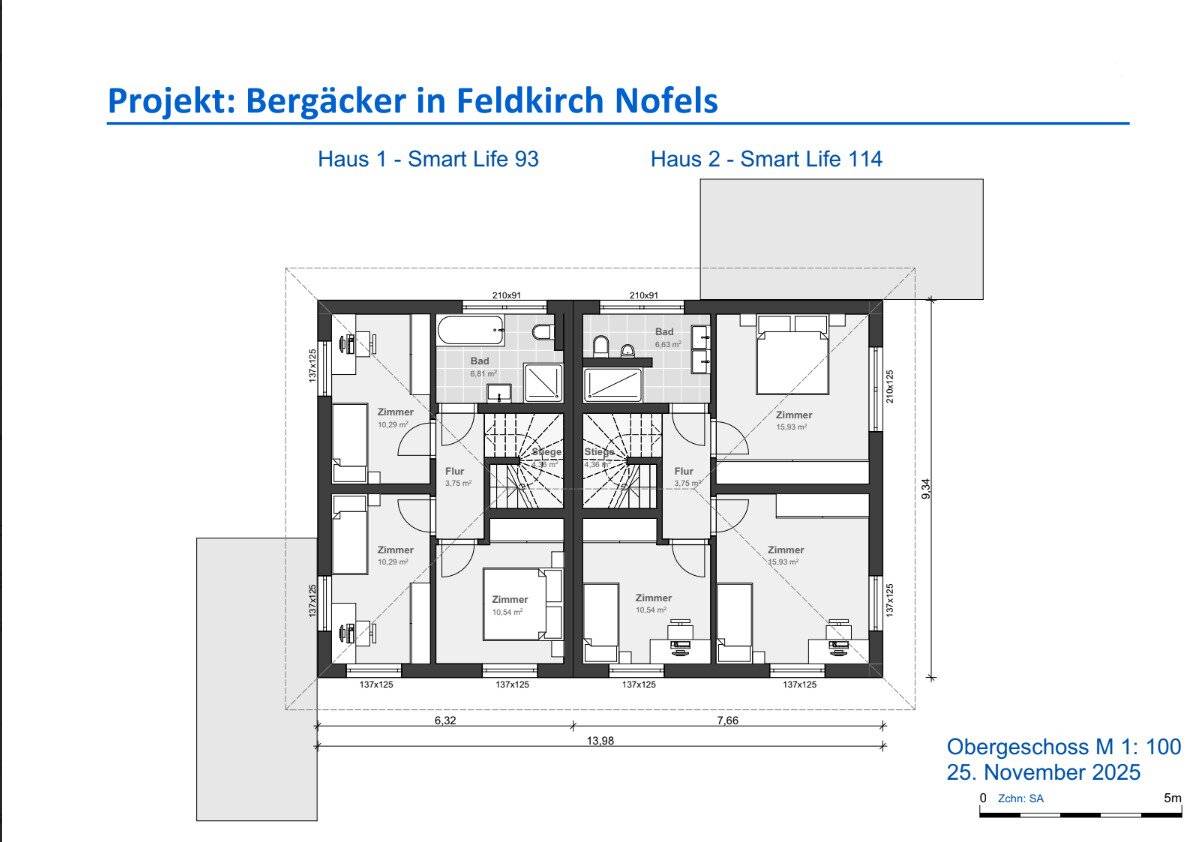 Neubau-Doppelhaus Feldkirch