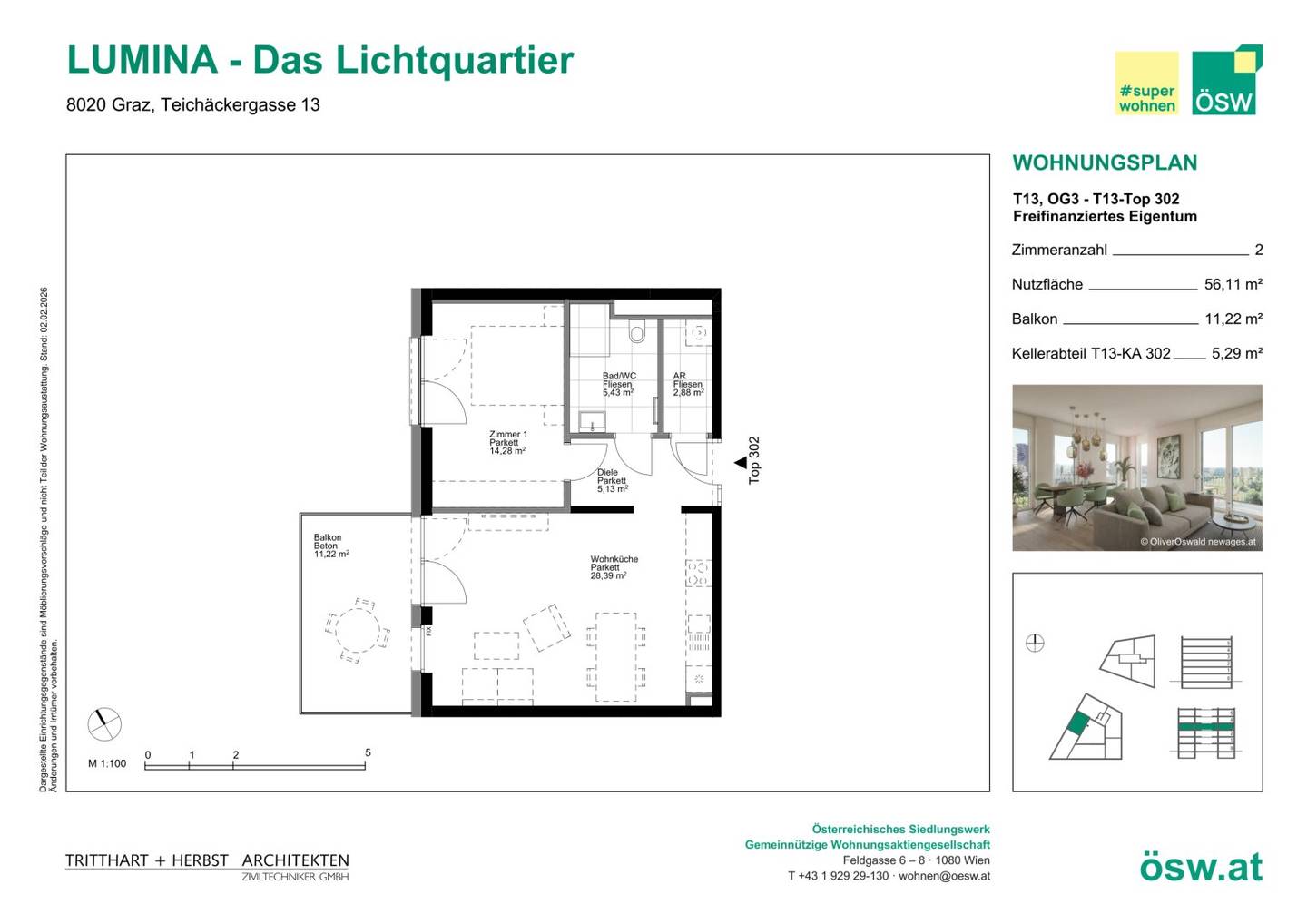 Apartment Newly built Reininghaus