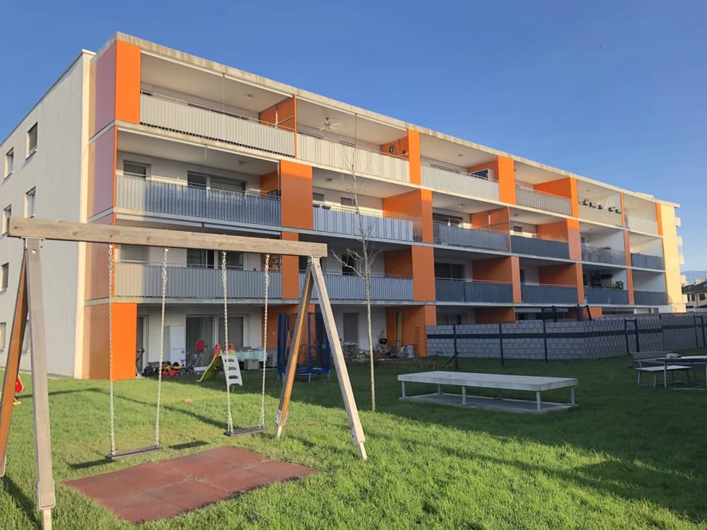 TG-Platz in Lustenau, Bahnhofstraße